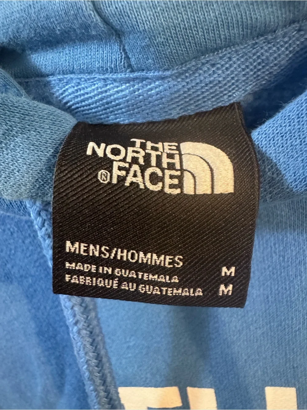 The North Face Royal Blue Pullover Hoodie with White Logo